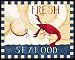 Fresh Seafood Print Poster Art Giclee Dan Dipaolo 10x8