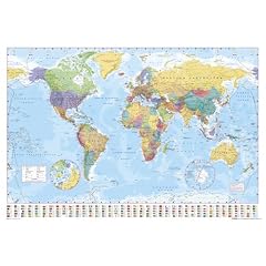 Empire 18663 Maps - Politische Weltkarte, Poster ca. 91,5 x 61 cm