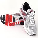 NIKE（ナイキ） ランニングシューズ メンズ ズームストラクチャー＋14 4Eワイズ NIKEプラス対応 シルバー／レッド 2011春