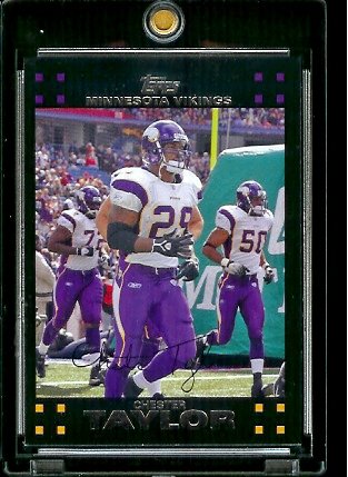 2007 Topps Football # 81 Chester Taylor - Minnesota Vikings - NFL Trading Cards