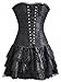 Topmelon Womens Fashion Gothic Boned Corset Bustier Skirt