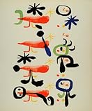 IMAGE OF 1958 Photolithograph Bird Catchers Joan Miro Abstract Wildlife Figurative Art - Photo Lithographic Print