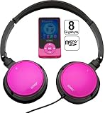 Produkt-Bild: Denver MPG-2048NRC SD MP3-Player mit 8GB (Micro SD Karte) & Kopfh&ouml;rer Pink