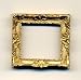 Dollhouse Miniature Set of 2 Ornate Victorian Frames