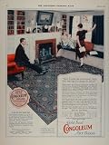 1922 Ad Congoleum Art Rug Floor Covering Living Room - Original Print Ad