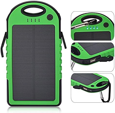 Portable Power Bank with Solar Charger
