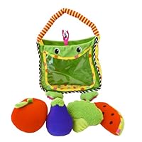 Sassy Feed'em Up Plush Rattle Toy