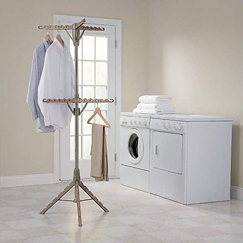 2-Tier Tripod Clothes Dryer-Taupe - Improvements by Improvement