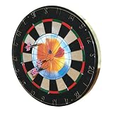 Trademark Global 15-1602 Insert-A-Photo Dartboard and Cabinet Set