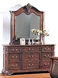 YT Furniture Tipton Dresser with Optional Mirror (Cherry)