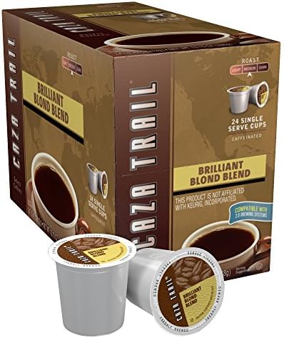 Caza Trail Coffee, Brilliant Blond Blend, 24 Single Serve Cups