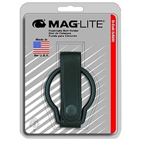 'Maglite'' D-Cell Flashlight Leather Belt Holder