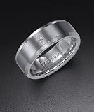 Triton Tungsten Carbide TC850 Wedding Ring with .05 ct Diamond 21-2239C