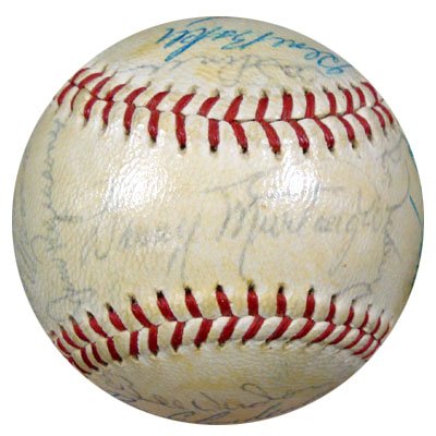 1963 Pittsburgh Pirates Team Signed (29 Signatures) Autographed NL Giles Baseball Roberto Clemente & Bill Mazeroski PSA/DNA #K43090