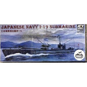 1/350 Japanese I-19 Submarine Model by AFV Club Models