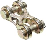 Peerless Chain 8057235 Steel Twin Clevis Mid Link, Peer-Gold, 1/4