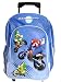 NINTENDO Super Mario Mariokart Wii Large Rolling Backpack New (for age 5+)
