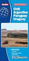 Chili, Argentine, Paraguay, Uruguay - Carte routière et touristique