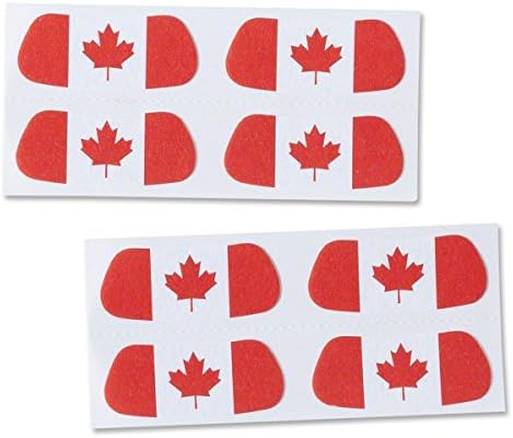 Canada Flag Eyeblacks 4 Pair