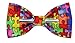 Men's Puzzle Pieces Clip On Cotton Bow Tie Bowtie by amy2004marie
