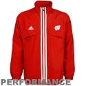 adidas Wisconsin Badgers Cardinal ClimaLite Warm Up Jacket