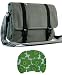 13 inch messenger bag for MacBook 13.3 latop case notebook case Macbook Pro + Green Funky MousePad