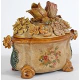 Blossoming Ceramic Chest