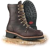 Men's Carolina Steel Toe Logger Boots Brown