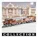 Search : Hawthorne Village Collectible NFL Football Cleveland Browns Express Electric Train Set Collection
