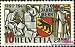 Stamps for collectors: Switzerland 398 (complete.issue) fine used / cancelled 1941 750 years Bern