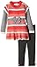 Little Lass Girls' 2 Piece Sweater Set Stitch Striped