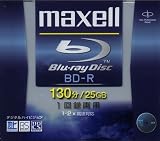 maxell �^��p 1-2�{���Ή��u���[���C�f�B�X�N �Ж�1�w �ǋL�^ 130�� 1PBDR25V.1P