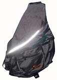 Rucksack, Z-Bag aus wasserabweisendem Gewebe - mit abnehmbarer Handy-Tasche, verst�rktem R�ckenpolster und Reflektor-Streifen - 
