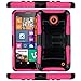 CASEFORMERS Duo Armor HOT PINK for Nokia Lumia 635 Combo Case with Stand and Holster