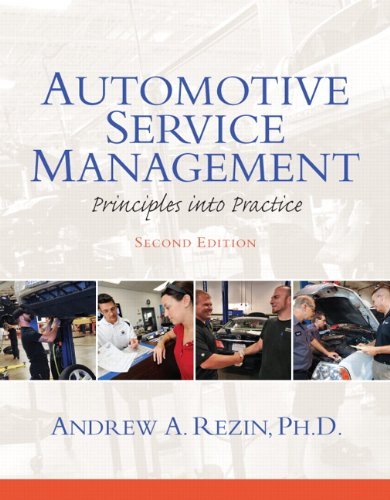 By Andrew Rezin Automotive Service Management (2nd Second Edition) [Hardcover]