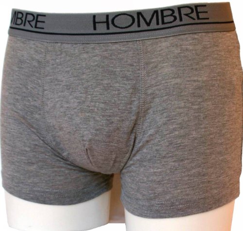 3 er Set Herrenboxer-Retroshorts von Hombre, Baumwolle mit 5% Elasthan, Serie 2