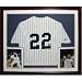 Roger Clemens Autographed/Hand Signed New York Yankees Deluxe Framed Pinstripe #22 Jersey
