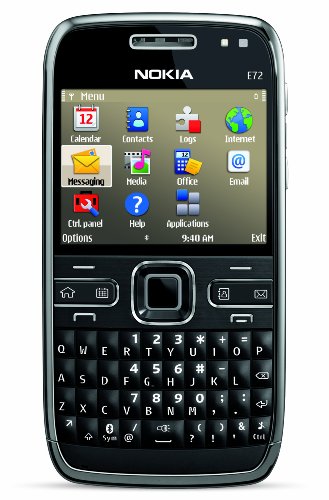 Nokia E72 Unlocked Phone with GPS and Free Voice Navigation -- U.S. Version with Full Warranty (Zodium Black)