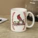 St Louis Cardinals Pewter Logo Baseball Coffee Mug - ONE SIZE