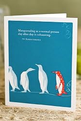 Birthday Card "Masquerading as a normal person..."