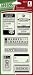 Inkadinkado Christmas Tag Wishes Clear Stamps