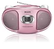 Philips AZ102C/05 Portable CD Player with AM/FM Radio - Pink