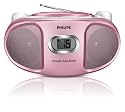 Philips AZ102C/05 Portable CD Player with AM/FM Radio - Pink