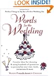 Words for the Wedding: crtng Ideas fo...