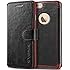 iPhone 6S Plus case, Verus [Layered Dandy][Black] - [Card Slot][Slim Fit][PU Leather Wallet] - For Apple 5.5" Devices