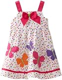 Good Lad Baby-Girls Infant Multidot Sundress, White, 24