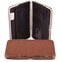 Glamorous Swirl Flat Clutch Opera Wallet In Several Colors, Gold