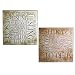Set of 2 White & Red Wine Varietals Wall Art 24"