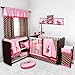 Bacati Butterflies/Lady Bug Pink/chocolate Hamper