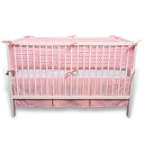 Bask Home Clover Pink 3-Piece Crib Set